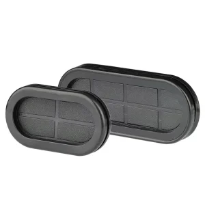Oval Silicone Protective Coil Sleeve High Temperature Abrasion Resistant Rubber Protective Cover