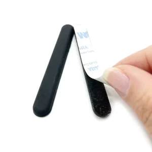 Oval Silicone Rubber Foot Pads with Adhesive Back Custom Size and Color Cutting Service