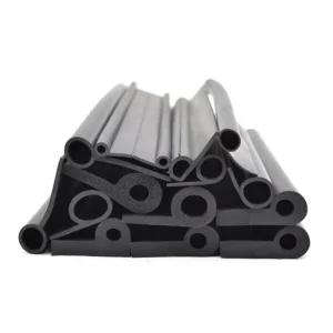 P Type Rubber Sealing Strip Gate Water Stop High Temperature Resistant Waterproof Anti collision EPDM Rubber Strip