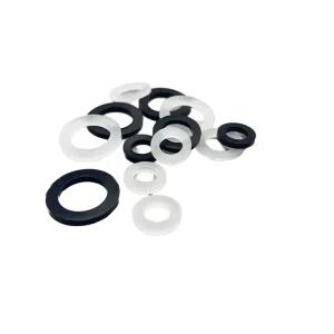 PA66 Nylon Flat Washers, Metric Shim Gaskets, M3 M4 M6, Custom Sizes