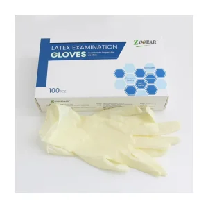 PB035 Disposable Medical Surgical Thicker Latex Examination Gloves