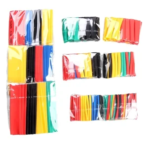 PE Colorful Waterproof High Voltage 600V Electrical Protective Wire 2.5mm Heat Shrinkable Sleeve