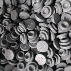PE PTFE Coated Bromobutyl Rubber Bottle Stopper 20mm for Vials Non Spill Crimp Closure Medical Grade