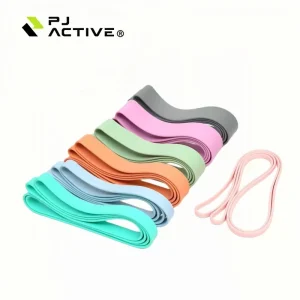 PINJIAN Silicone Resistance Bands Elastic Fitness Resistance Band Custom Logo Workout Resistence Bands