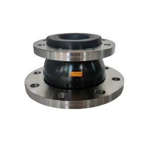 PN10/16/25 Single Ball Rubber Expansion Joint EPDM NBR Bellows Flexible Compensator with Flange Connection