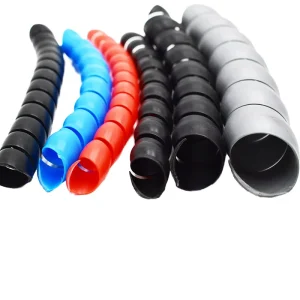 PP Plastic Spiral Hose Protective Sleeve, 10 mm Outer Diameter, 24 m Rope Length, -40C to +100C