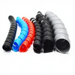 PP Spiral Cable Wrap Tube, Electrical Wire Protection Sleeve, Flexible Anti-Abrasion, Multi-Color