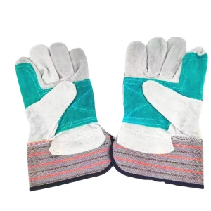 PPE Heavy Duty Labor Protection Gloves Grade BC Welding TIG Reinforced Thumb Cowhide Leather Wear Resistant Safety Cotton