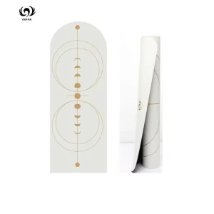 PU Natural Rubber Yoga Mat 5mm Eco Friendly Non Slip Durable Mat Custom Logo