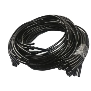 PU Pneumatic Tube Hose Air Compressor Air Black Tubing 10MM Diameter 4 5mm Thickness Cutting Service