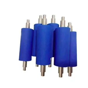 PU Polyurethane-Coated Conveyor Rubber Roller Manufacturer Supplier