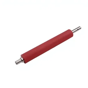 PU Polyurethane Urethane Rubber Coated Roller Straight Column Shaft with Lathe Processing Service