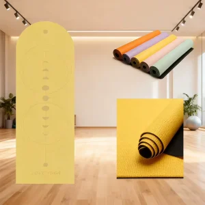 PU Rubber Yoga Mat 5mm Thick Anti Skid Cushioned Joint Protection Bulk Factory Direct with Custom Logo