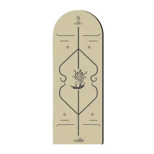 PU Rubber Yoga Mat Non-slip Oval Shape 5mm Thick Natural Rubber Yoga Mat