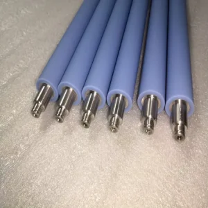 PU and Silicone Rubber Coated Non Powered Conveyor Rollers Sprocket Rollers and Transmission Shafts for Warehouse Industries
