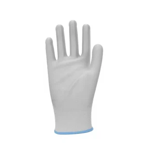 PU518 Coated Hand Labor Protection Gloves Non Slip Lightweight Breathable Wear Resistant Anti Static Latex Free