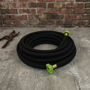 PVC Braided High Pressure Garden Water Hose 50FT Anti-Kink Design for Backyard Flowers and Vegetables