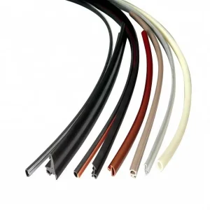 PVC Extrusion Rubber Profiles Bathroom Water Sealing Strip Shower Door Seal for Glass Door
