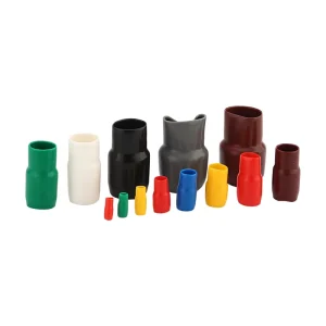 PVC Insulated Cord-End Terminal Cap and V-Shaped Cable Cover