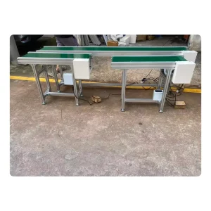 PVC PU Food Grade Rubber Conveyor Belt System with Stainless Steel Belt Conveyor Machine