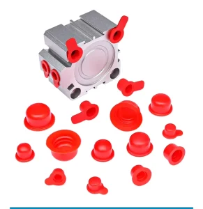 PVC Rubber Plug Cap Threaded Hole Plug Copper Pipe Plug