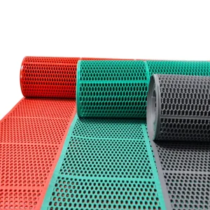 PVC Vinyl Floor Mat Anti-Slip Waterproof for Bathroom, Kitchen, Stairs, School, Supermarket and Warehouse