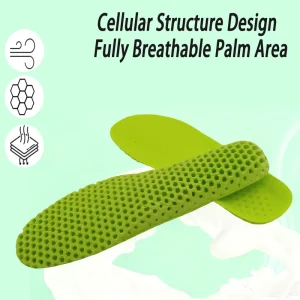 PVC and PU Orthopedic Shock-Absorbing Shoe Inserts with Silicone Heel Pads