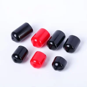 PVC and Silicone Rubber Protective Tube Cap, Threaded Plastic Pipe End Cap