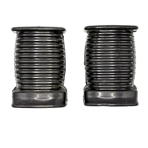 Pair of Motorcycle Footrest Peg Rubber Covers Anti Slip Foot Pedal Grips with Vibration Absorption & Wear Resistant Design