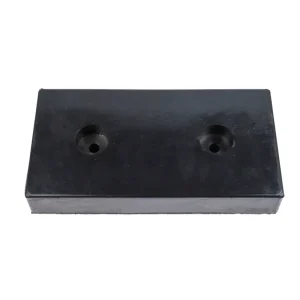 Parking Block Truck Rubber Bumper Buffer 500x250x90mm Black 75 Hardness