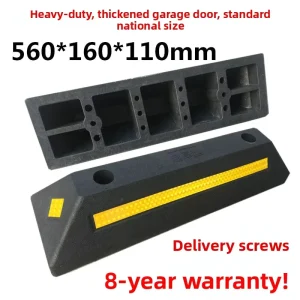 Parking Space Locator Rubber Plastic Water Fillable Car Stopper Wheel Retainer Parking Speed Bump Car Barrier Anti Collision