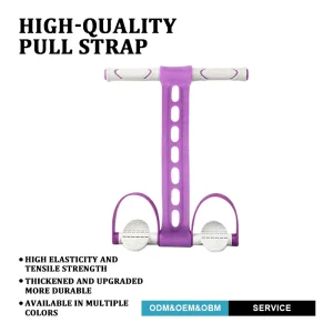 Pedal Resistance Bands Handles Exercise Multifunction Tension Rope Fitness Arm Abs Legs Stretch Band