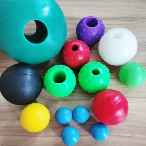Perforated Rubber Ball Through Hole Elastic Rubber Ball for Industrial Machinery