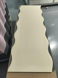 Personalised Non slip Thick Print Natural Rubber Exercise Gym Pilates Wave Shape PU Yoga Mats for Pilates Studio