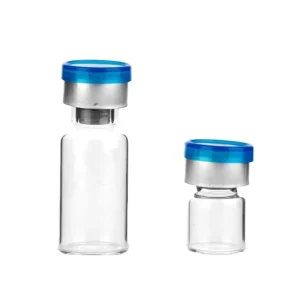 Pharmaceutical Clear Sterile Glass Bottle with Rubber Stopper for Antibiotics Injection