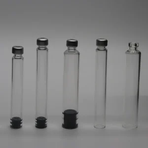 Pharmaceutical Individually Packaged Glass Cartridge with Rubber Stopper and Caps 1.5ml 1.8ml 3ml 4ml