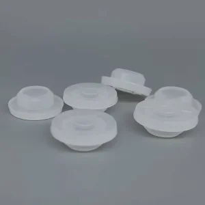 Pharmaceutical Transparent clear 20mm Silicone Rubber Stopper for Vials