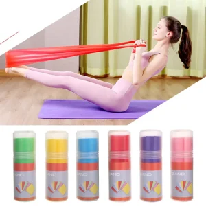 Physical Therapy Yoga Pilates Rehab and Home Workout Non Latex Elastic Resistance Bands Theraband