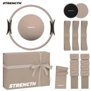 Pilates Accessories Kit Original Factory Pilates Set with Ring Yoga Mat Ball Resistance Bands Slider Pilates Ring Weights