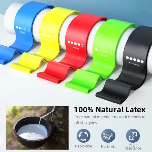 Pilates Band Sport Accessories Elastic Resistance Loop Fitness Latex Rubber Bands for Beginners