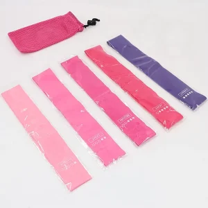Pink Booty Workout Latex Rubber Resistance Exercise Bands