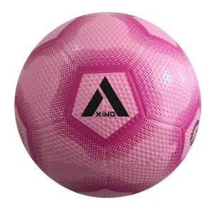 Pink Dot Custom Logo & Color Blue Golf Surface Rubber Soccer Ball for Training Size 5 Dark Pink 380g-400g 25%-35% Rubber Content