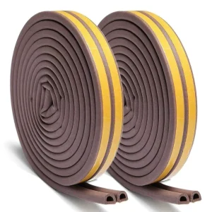 Pink White Black Gray Yellow or Other EPDM Foam Weather Rubber Gap Sealing Strip Self-adhesive Backed Tape