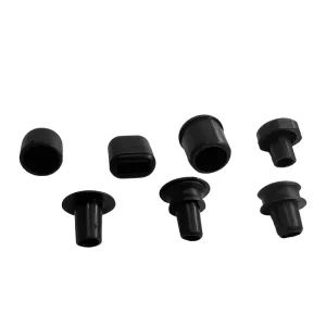 Plastic Threaded Hole Plug Iron Plate Hole Plug Mechanical Drilled Round Pipe Rubber Plug