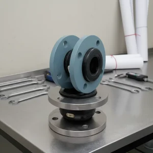 Plumbing Materials Single Sphere EPDM Flexible Flange Rubber Bellow Compensator Expansion Joint