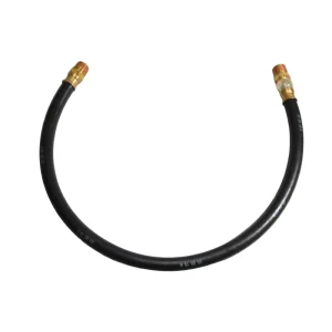 Pneumatic Air Brake Hose with Brass Pipe Fittings, Flexible Rubber Vehicle Hose