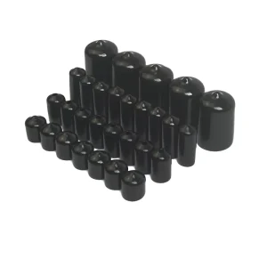 Pneumatic Joint Protective Sleeve Bolt Thread Rubber Sleeve For Iron Wire Rod PVC Black End Cap Protective Rubber Product