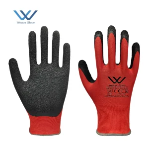 Polyester Hand Gloves Men Industrial Grip Heavy Duty Safety Construction Garden Protective Gear Working Gloves