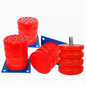 Polyurethane Buffer JHQC Type Driving Hydraulic Anti collision Block Shock Absorbing Anti compression Steel Rubber