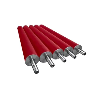 Polyurethane Coated Roller Custom PU Conveyor Roller Unpowered Steel Pressure Roller For Assembly Line Equipment
